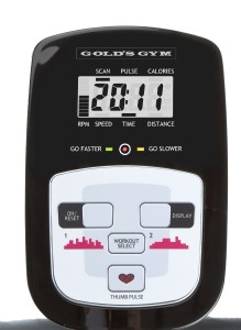 computer on gold's gym trainer 110