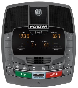 Horizon Fitness EX-69 computer