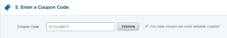 fitclarity coupon